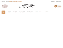 Tablet Screenshot of calvados-boutique.com